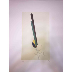 Litografia Man Ray Off set 50x65 cm certificada