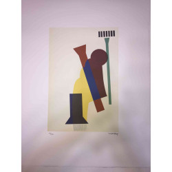 Litografia Man Ray Off set 50x65 cm certificada