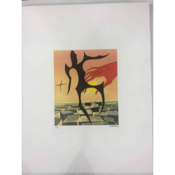 Litografia Man Ray Off set 50x65 cm certificada