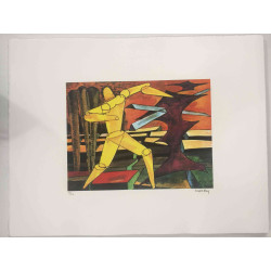 Litografia Man Ray Off set 50x65 cm certificada