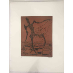 Litografia Man Ray Off set 50x65 cm certificada