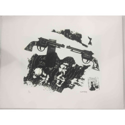 Litografia Man Ray Off set 50x65 cm certificada