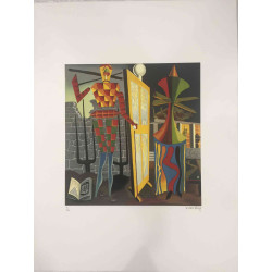 Litografia Man Ray Off set 50x65 cm certificada