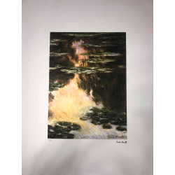 Set de litografías de Claude Monet 50x70 cm