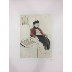 Litografia Man Ray Off set 50x65 cm certificada
