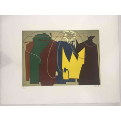 Litografia Man Ray Off set 50x65 cm certificada