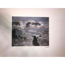Claude Monet litho off set 50x70 cm