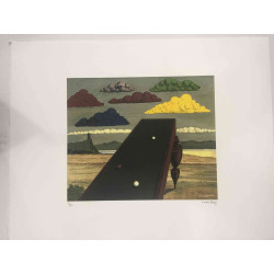 Man Ray Off set litho 50x65 cm gecertificeerd