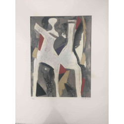 Marino Marini Lithographie hors set 50x70 cm certifiée