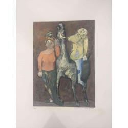 Marino Marini Lithographie hors set 50x70 cm certifiée