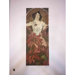 Set de litografía Alphonse Mucha 50x70 cm
