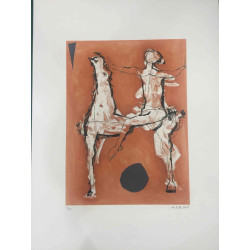 Marino Marini Lithographie hors set 50x70 cm certifiée