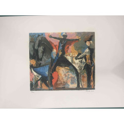 Marino Marini Lithographie hors set 50x70 cm certifiée