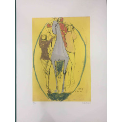 Marino Marini Lithographie hors set 50x70 cm certifiée