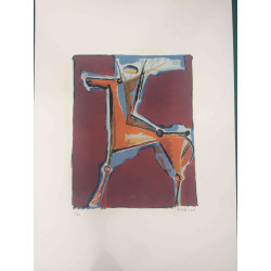 Marino Marini Lithographie hors set 50x70 cm certifiée