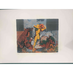 Marino Marini Lithographie hors set 50x70 cm certifiée