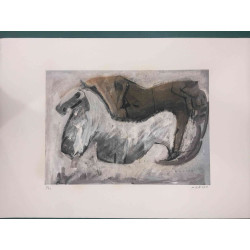 Marino Marini Lithographie hors set 50x70 cm certifiée