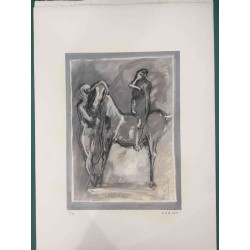 Marino Marini Lithographie hors set 50x70 cm certifiée