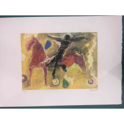 Marino Marini Lithographie hors set 50x70 cm certifiée
