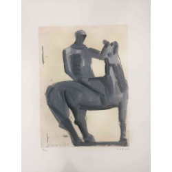 Marino Marini Lithographie hors set 50x70 cm certifiée