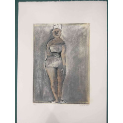 Marino Marini Lithografie off set 50x70 cm gecertificeerd