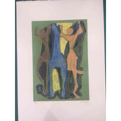 Marino Marini Lithographie hors set 50x70 cm certifiée