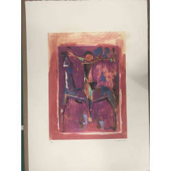 Marino Marini Lithographie hors set 50x70 cm certifiée