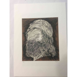 Set de litografía Mario Ceroli 50x65 cm certificado