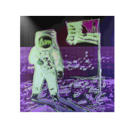Andy Warhol serigrafia Non firmato - Moonwalk 1987 - firma stampata