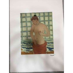 Rene Magritte Lithografie off set 50x70 cm gecertificeerd