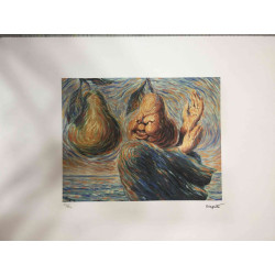 Rene Magritte Litografia off set 50x70 cm certificat