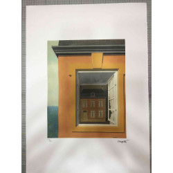 Rene Magritte Litografia off set 50x70 cm certificat