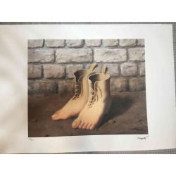 Rene Magritte Lithografie off set 50x70 cm gecertificeerd