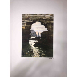 Litografía de Claude Monet fuera del juego 50x70 cm