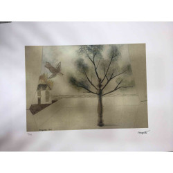 Rene Magritte Litografia off set 50x70 cm certificat