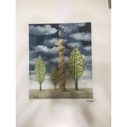 Rene Magritte Lithografie off set 50x70 cm gecertificeerd