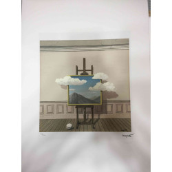 Rene Magritte Litografia off set 50x70 cm certificat