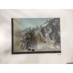 Rene Magritte Lithografie off set 50x70 cm gecertificeerd