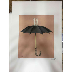 Rene Magritte Lithografie off set 50x70 cm gecertificeerd