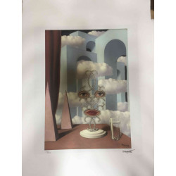 Rene Magritte Lithografie off set 50x70 cm gecertificeerd