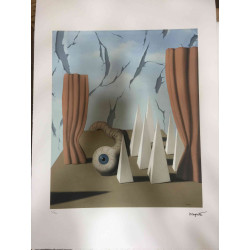 Rene Magritte Lithografie off set 50x70 cm gecertificeerd