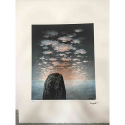 Rene Magritte Lithografie off set 50x70 cm gecertificeerd