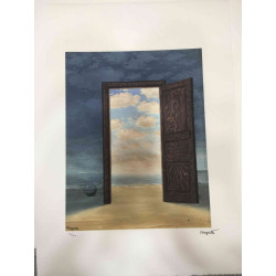 Rene Magritte Litografia off set 50x70 cm certificat
