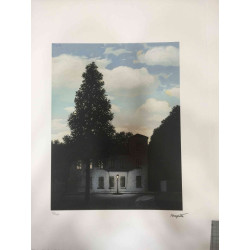 Rene Magritte Lithografie off set 50x70 cm gecertificeerd
