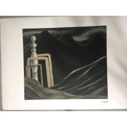 Rene Magritte Lithografie off set 50x70 cm gecertificeerd