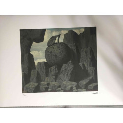 Rene Magritte Lithografie off set 50x70 cm gecertificeerd