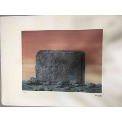 Rene Magritte Litografia off set 50x70 cm certificat
