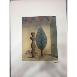 Rene Magritte Litografia off set 50x70 cm certificat