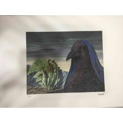 Rene Magritte Litografia off set 50x70 cm certificat