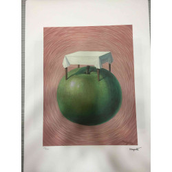 Rene Magritte Lithografie off set 50x70 cm gecertificeerd